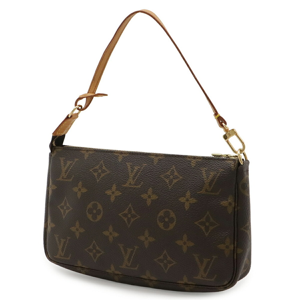 LOUIS VUITTON Authentic Brown Monogram Pochette Mini Bag - Picture 3 of 9